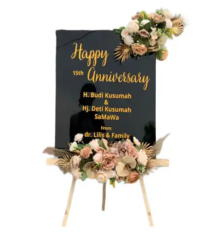 Papan Bunga Akrilik Bungkulan